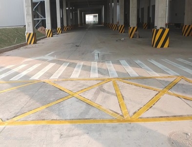 潍坊潍坊厂区道路标线施工