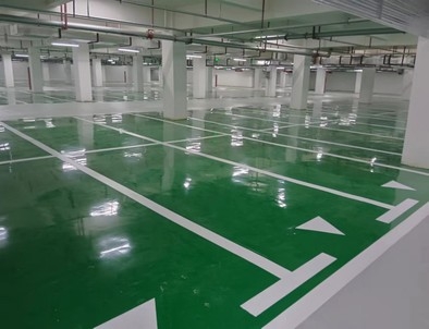 潍坊潍坊小区停车场标线